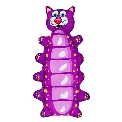 Антицарапки Игрушка для собак "Котогусеница" под бутылку 0,5л