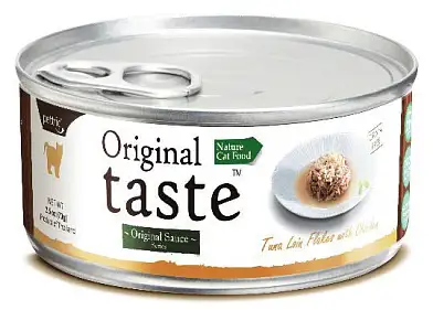 PETTRIC Original Taste консервы для кошек тунец с курицей в соусе